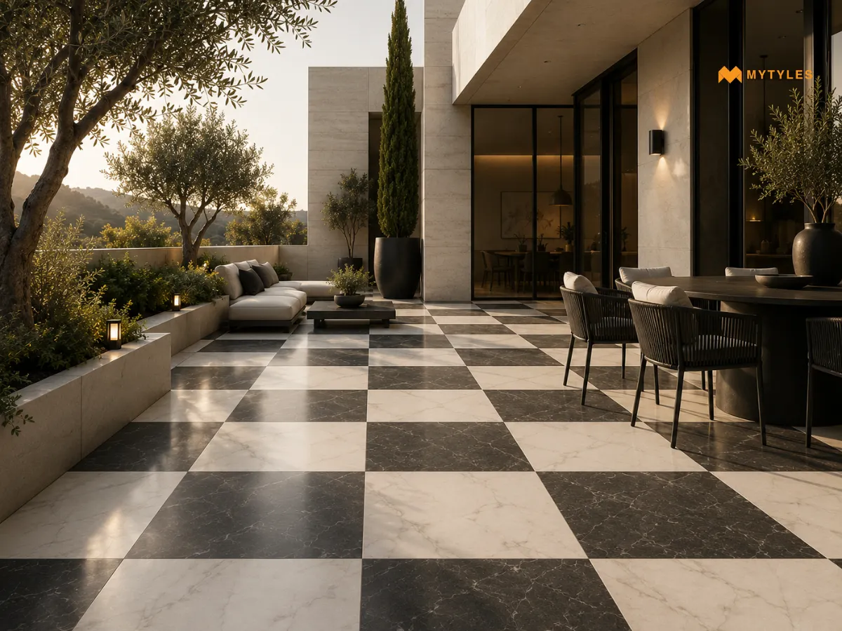 Modern Monochrome Checkerboard